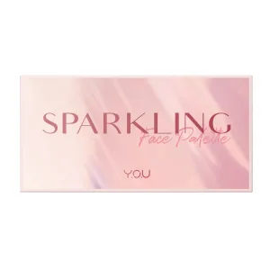 3 in 1 Sparkling Face Pallete for 3D Radiant Look