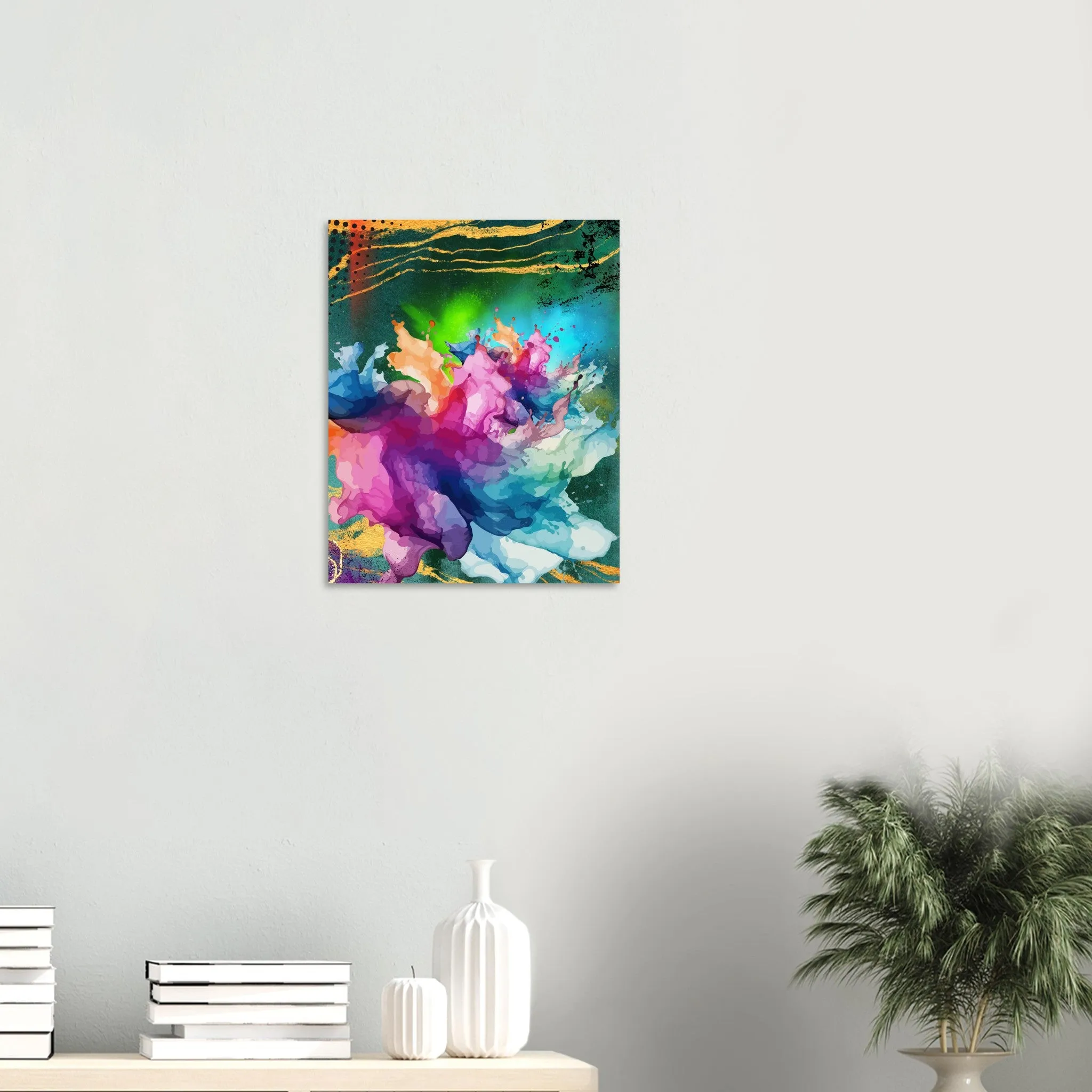 Abstract floral bright Museum-Quality Matte Paper Poster