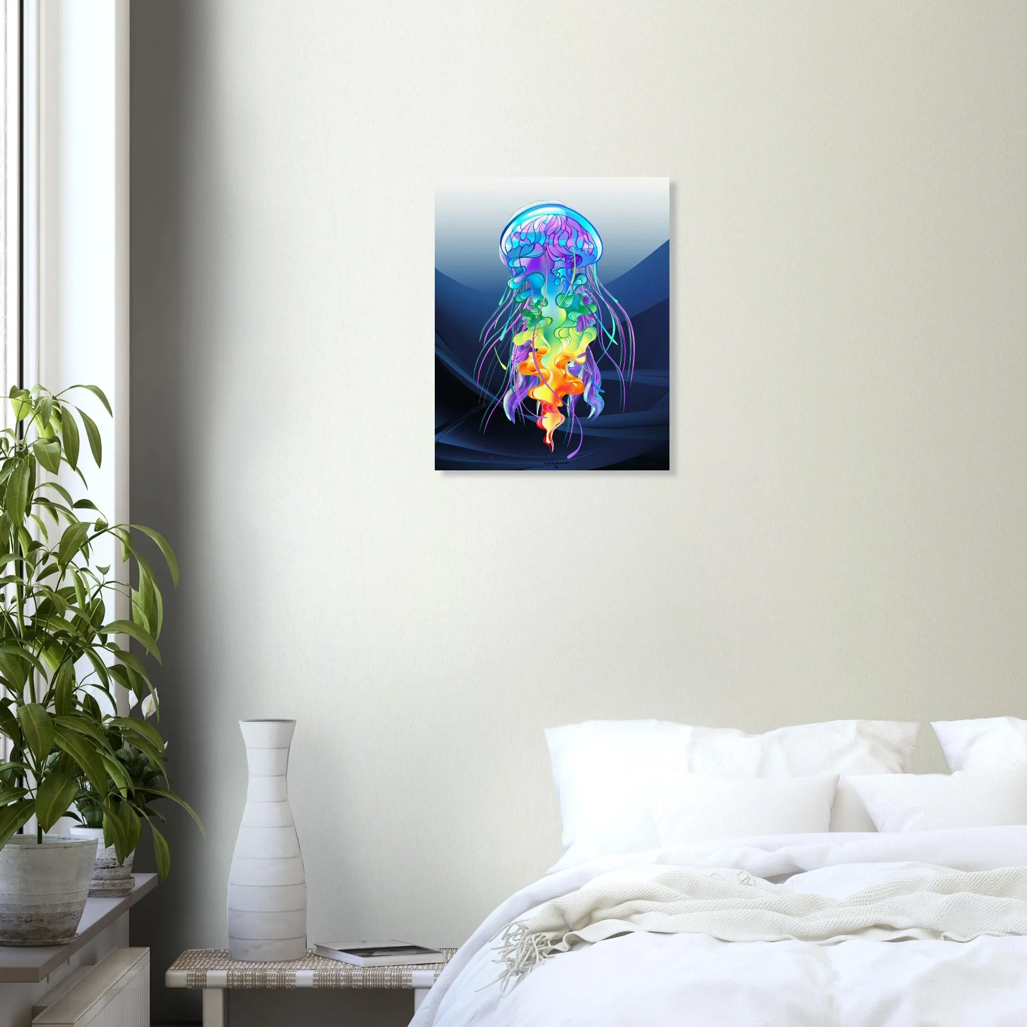 Abstract Jellyfish Museum-Quality Matte Paper Poster