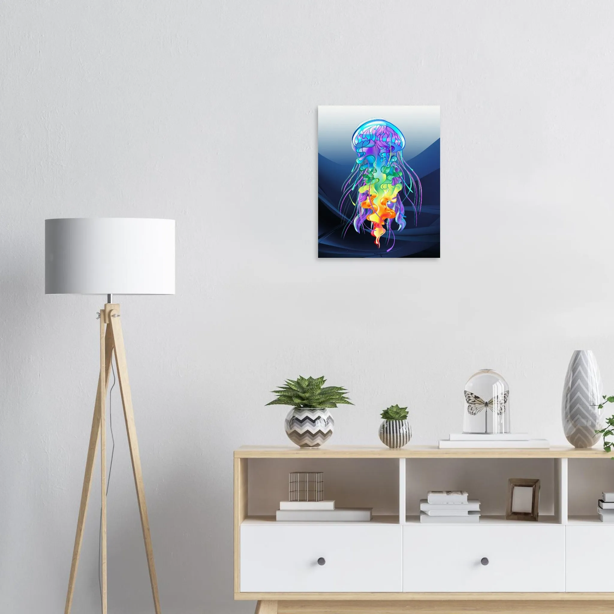 Abstract Jellyfish Museum-Quality Matte Paper Poster