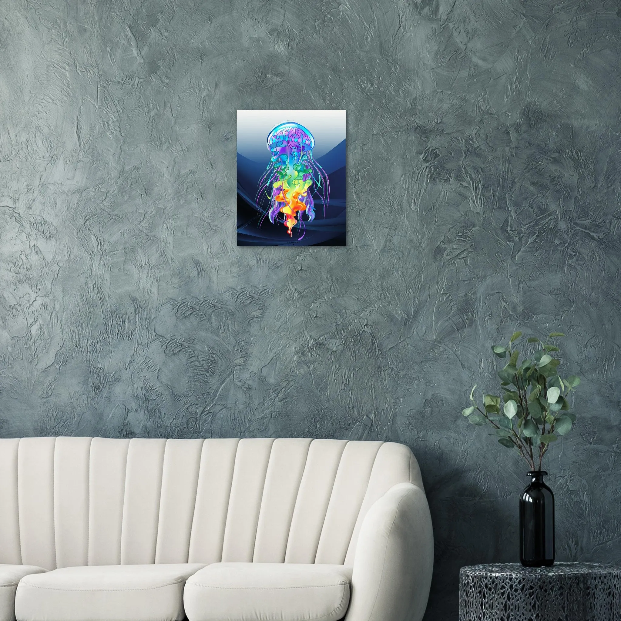 Abstract Jellyfish Museum-Quality Matte Paper Poster