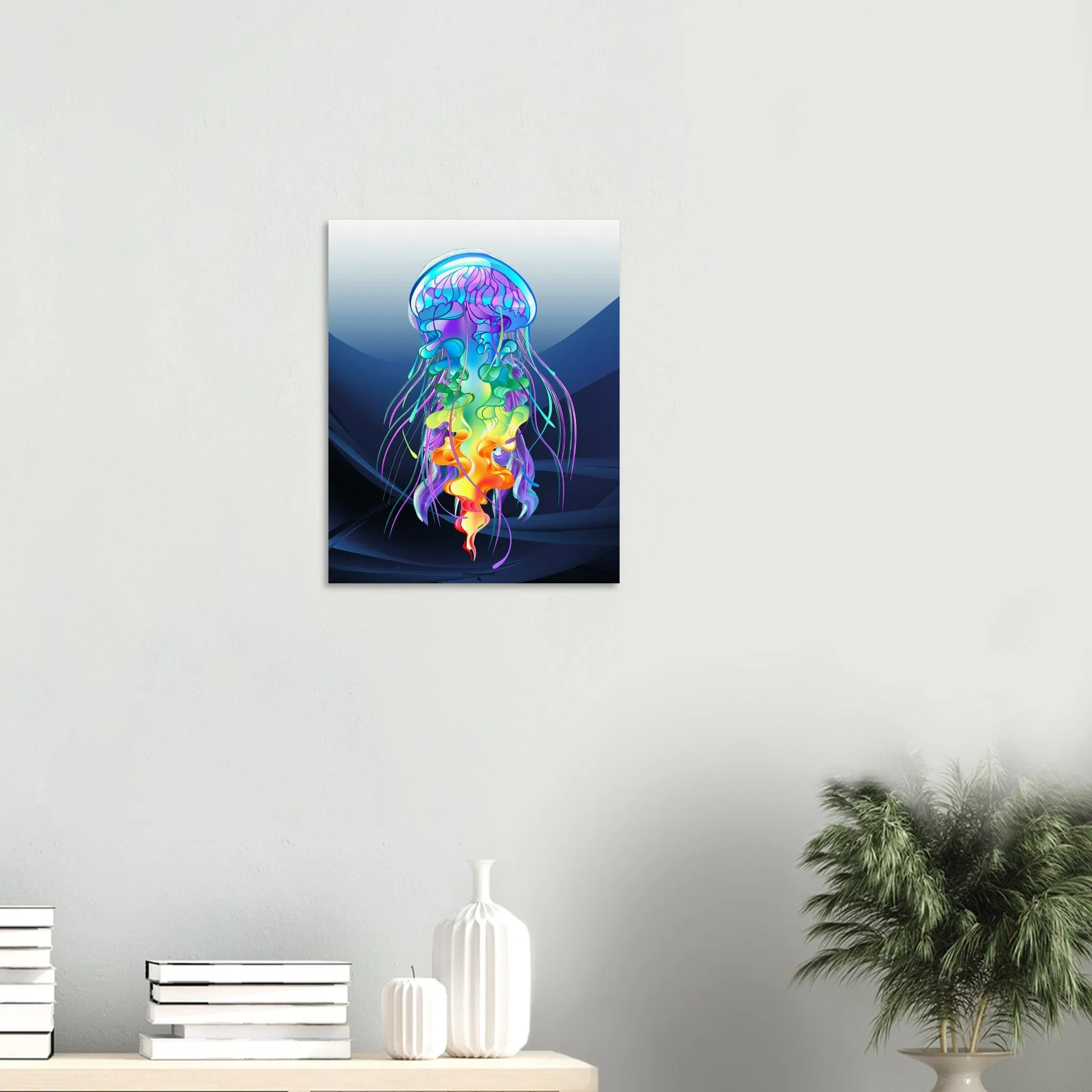 Abstract Jellyfish Museum-Quality Matte Paper Poster