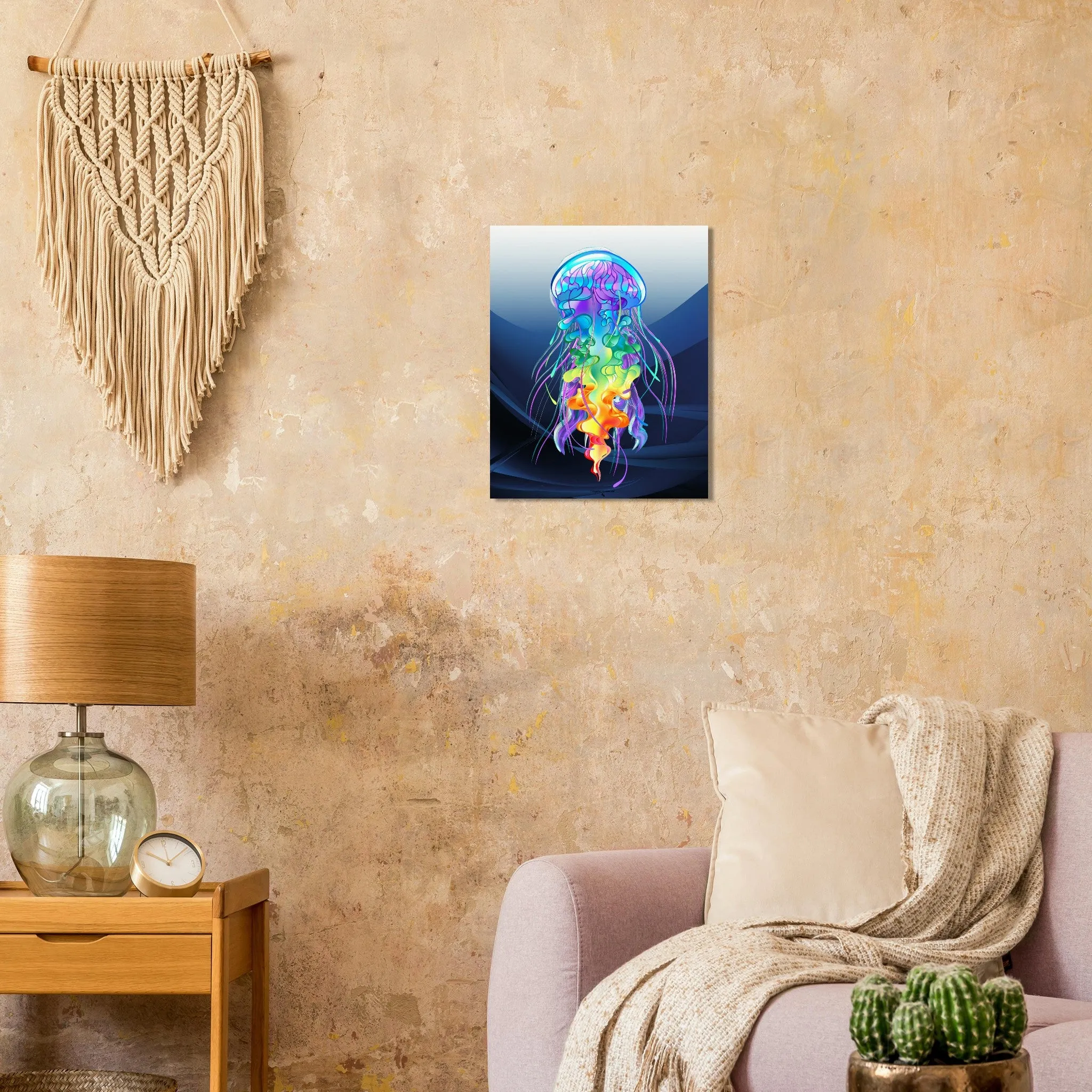 Abstract Jellyfish Museum-Quality Matte Paper Poster