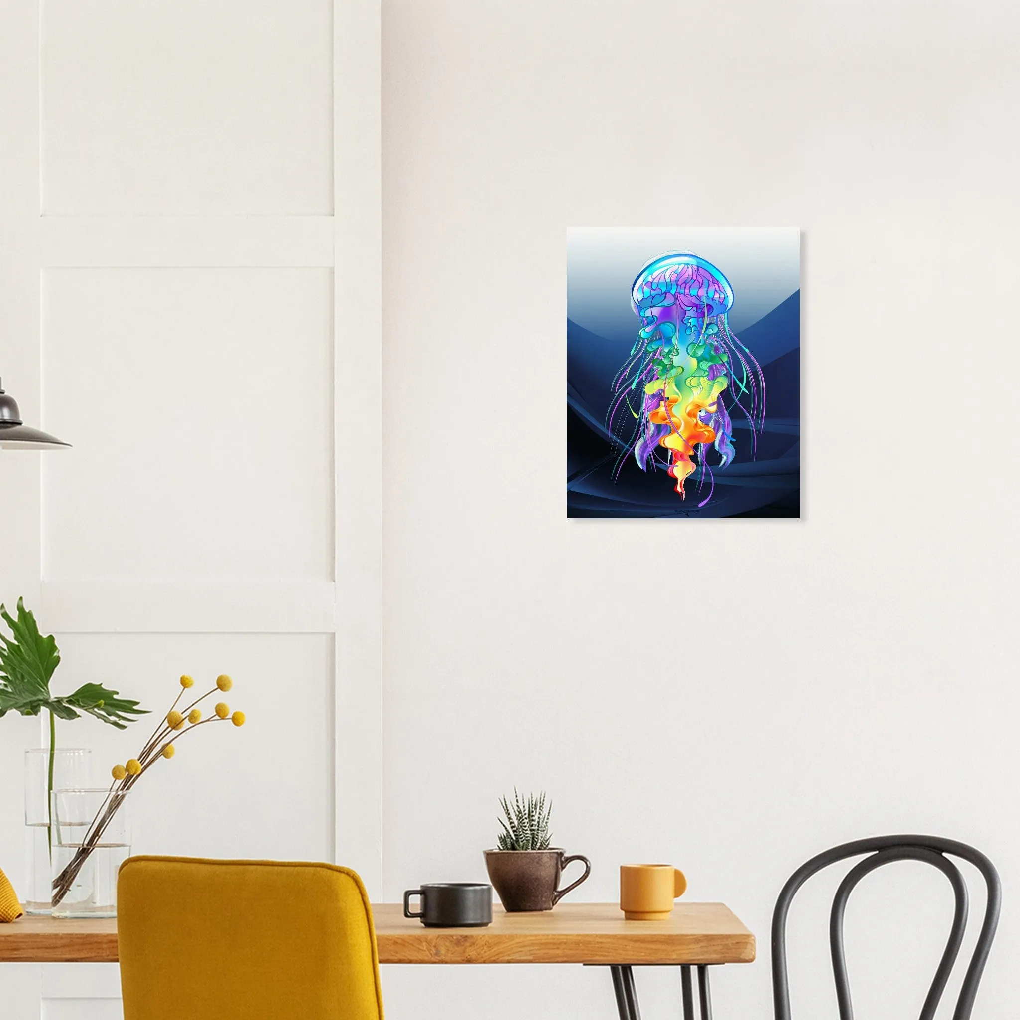 Abstract Jellyfish Museum-Quality Matte Paper Poster