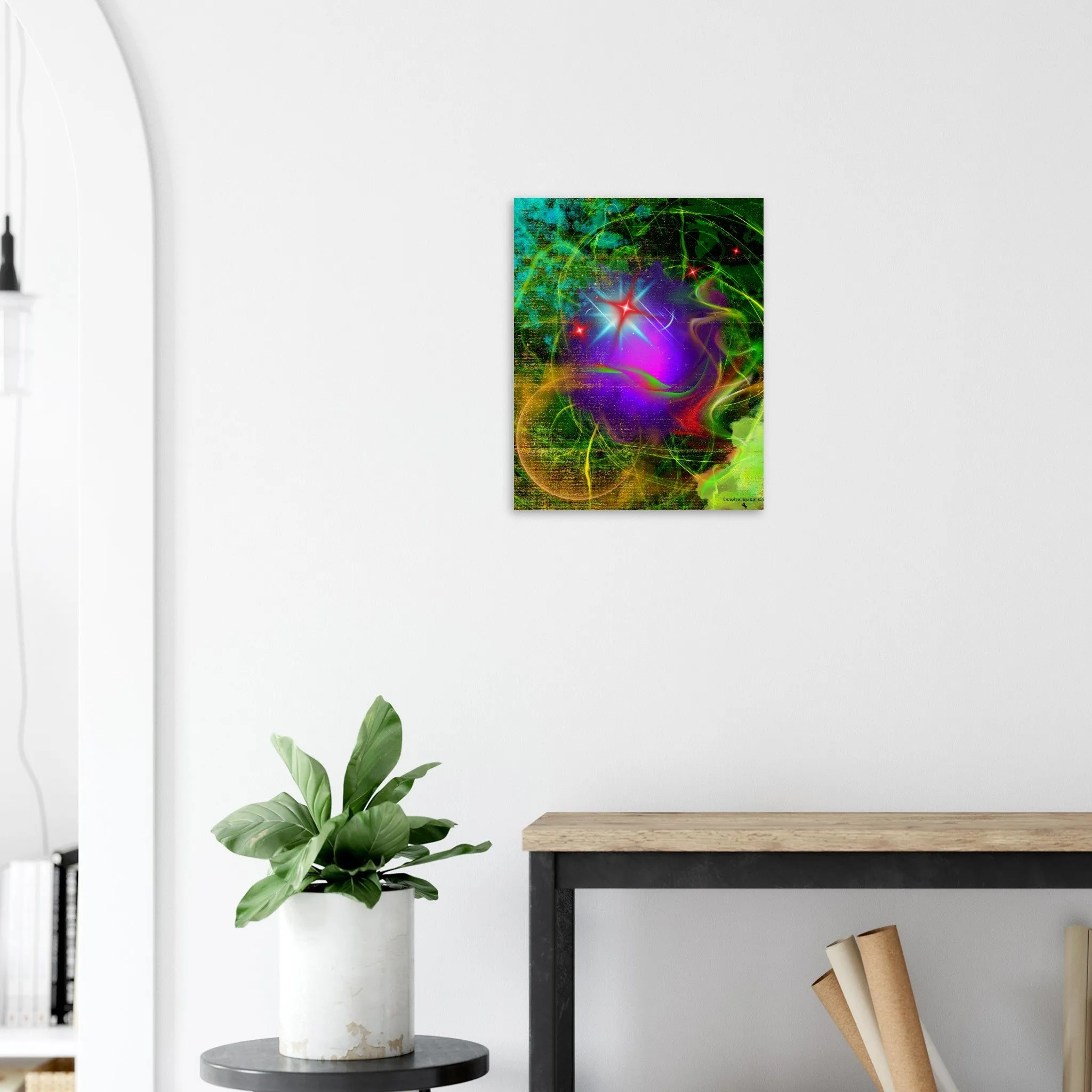 Abstract Nebula Museum-Quality Matte Paper Poster