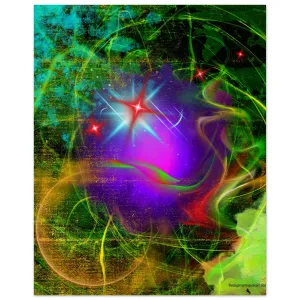 Abstract Nebula Museum-Quality Matte Paper Poster