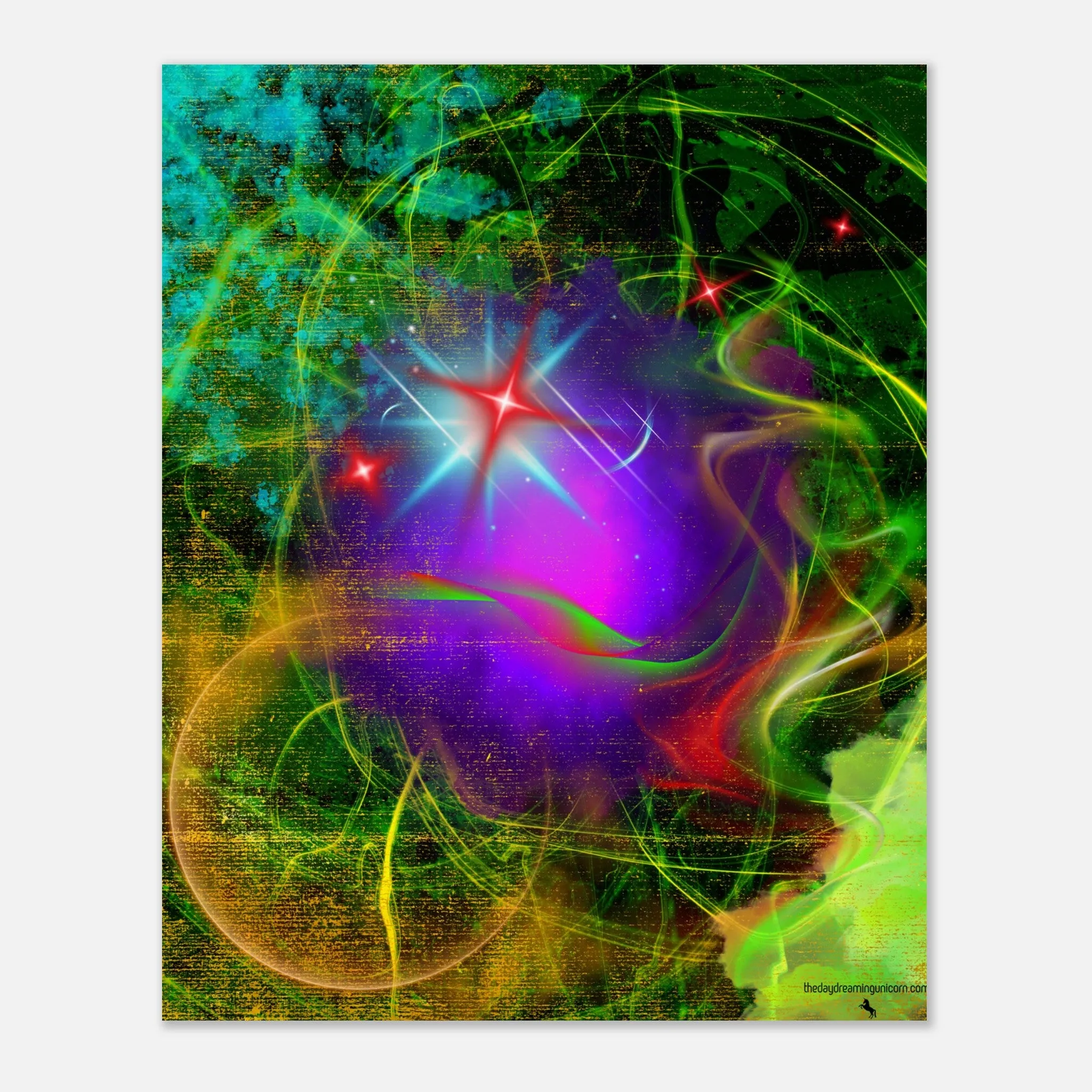 Abstract Nebula Museum-Quality Matte Paper Poster