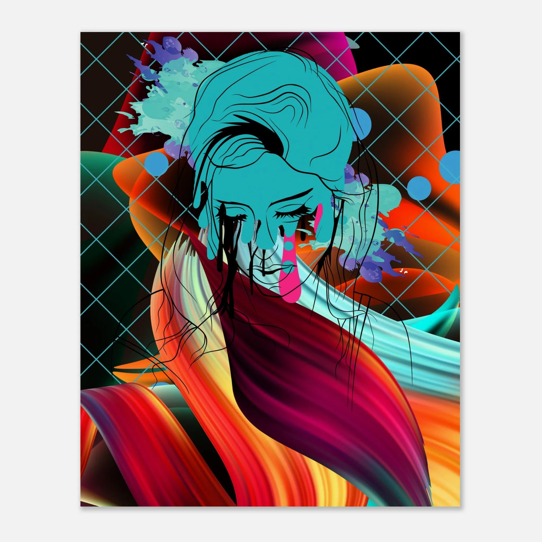 Abstract woman Museum-Quality Matte Paper Poster