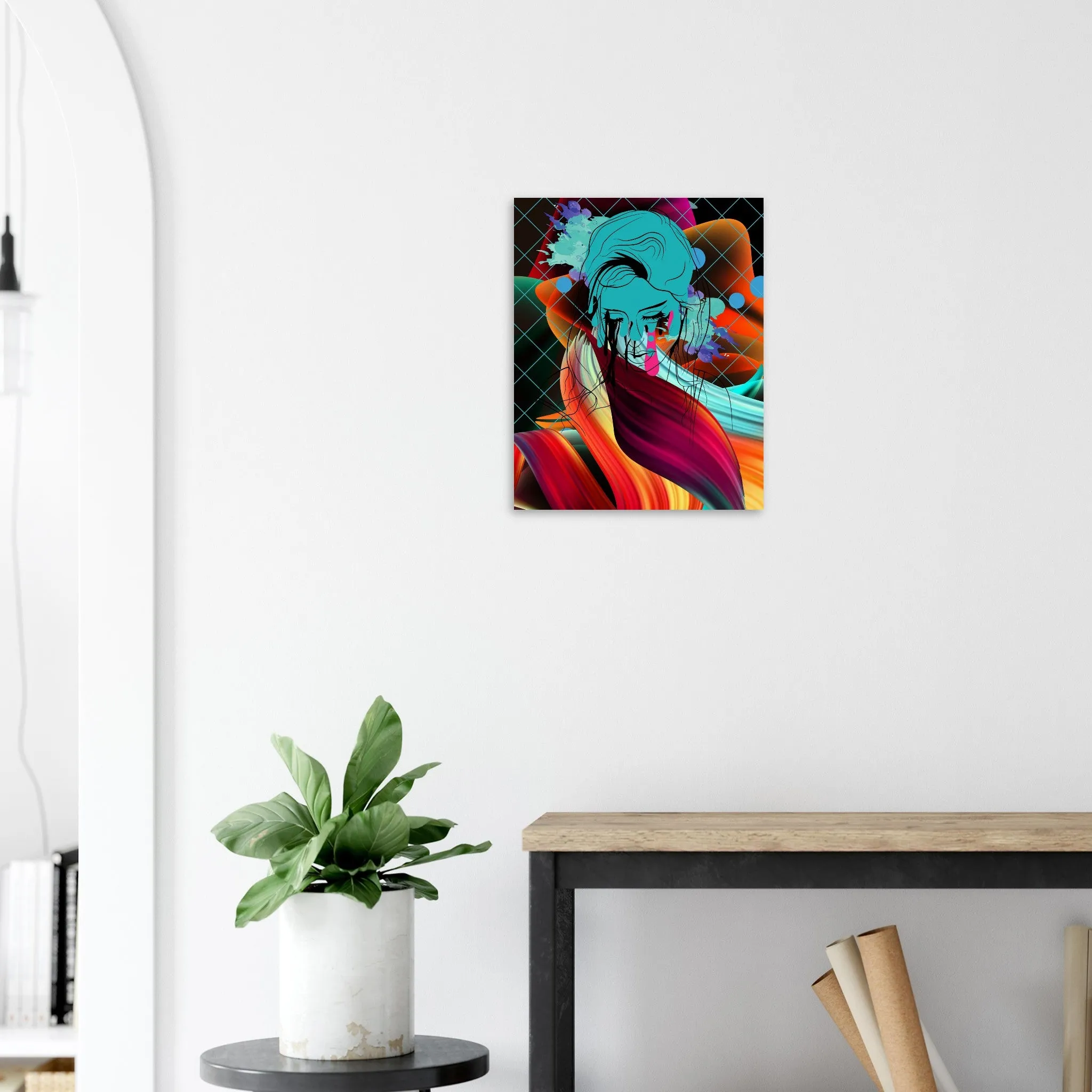 Abstract woman Museum-Quality Matte Paper Poster