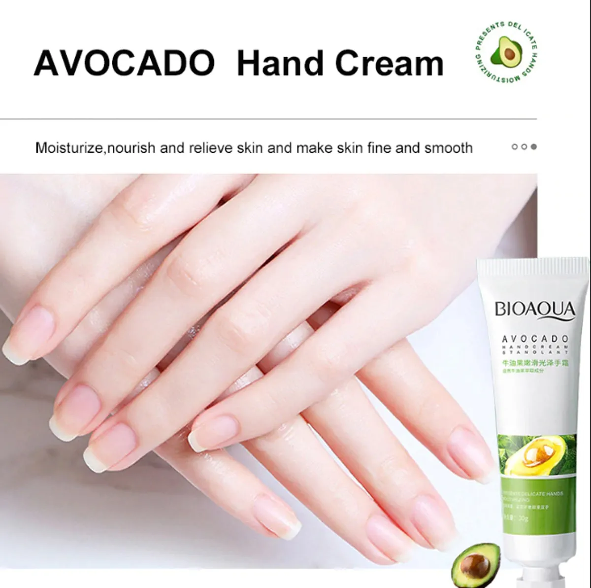 BIOAQUA Avocado Moisturizing Hand Cream30g- BQY01627