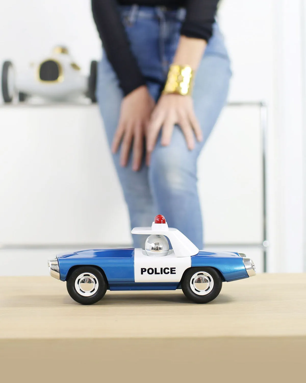 Car Maverick Heat Police Blue