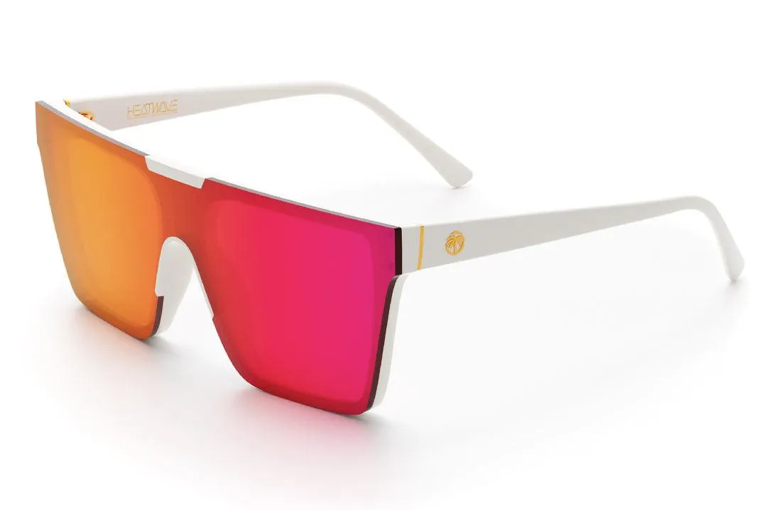 CLARITY SUNGLASSES: WHITE (SPECTRUM LENS)