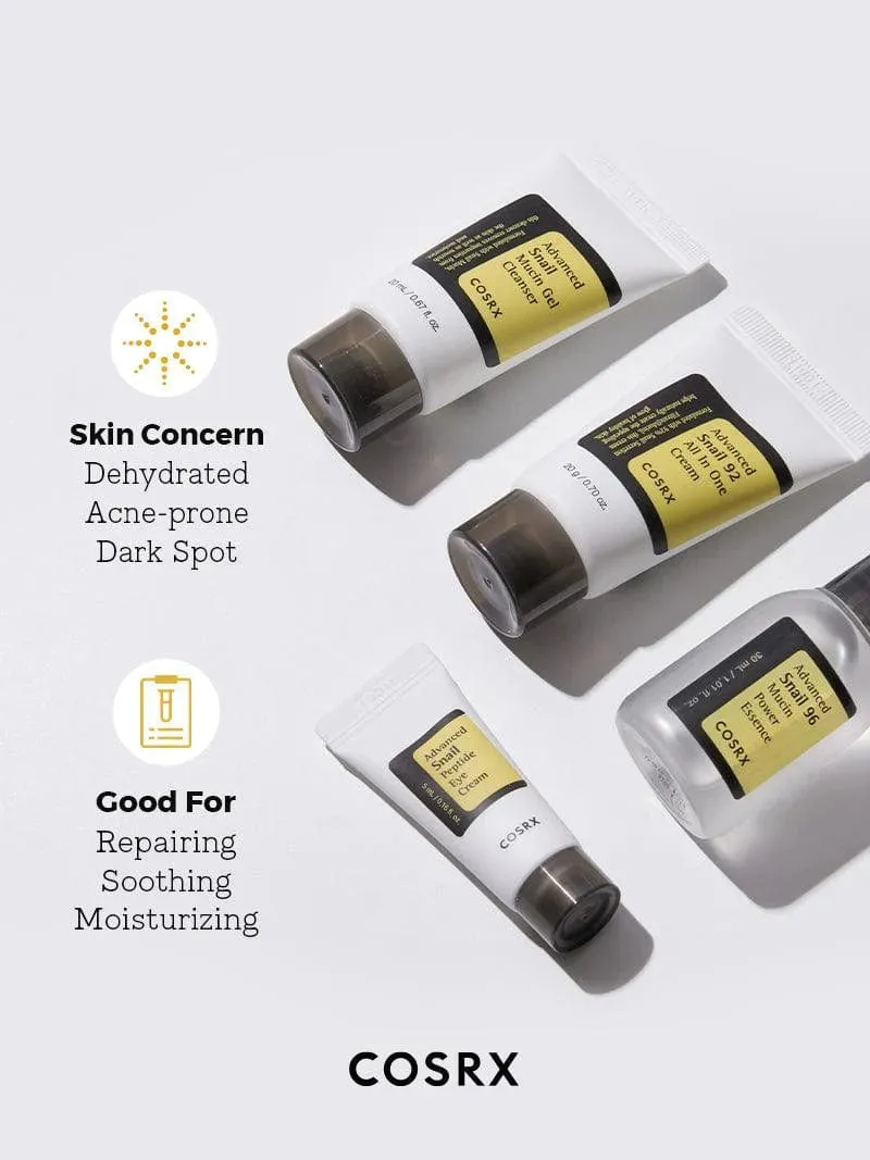 COSRX - "All About Snail" 4-Step Kit - Korean Skincare