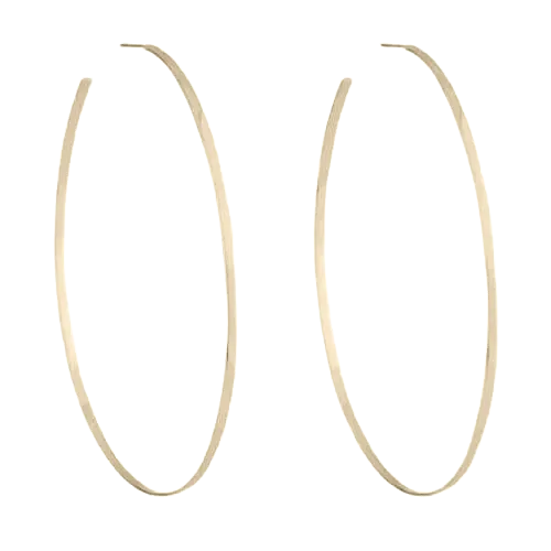 Cynthia Flat Hoop Earrings