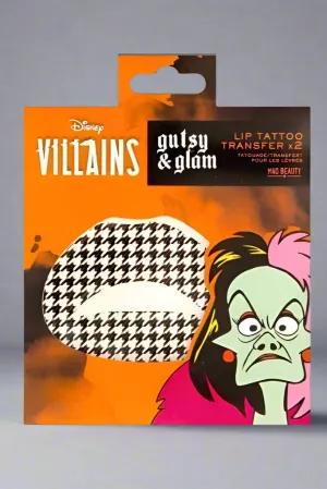 Disney Pop Villains Lip Tattoo Transfer