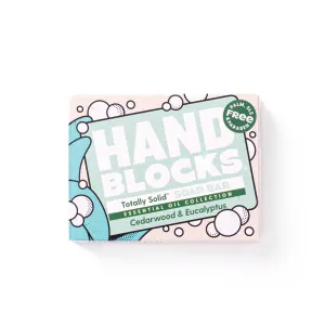 Hand Blocks Soap Bar - Cedarwood & Eucalyptus 100g