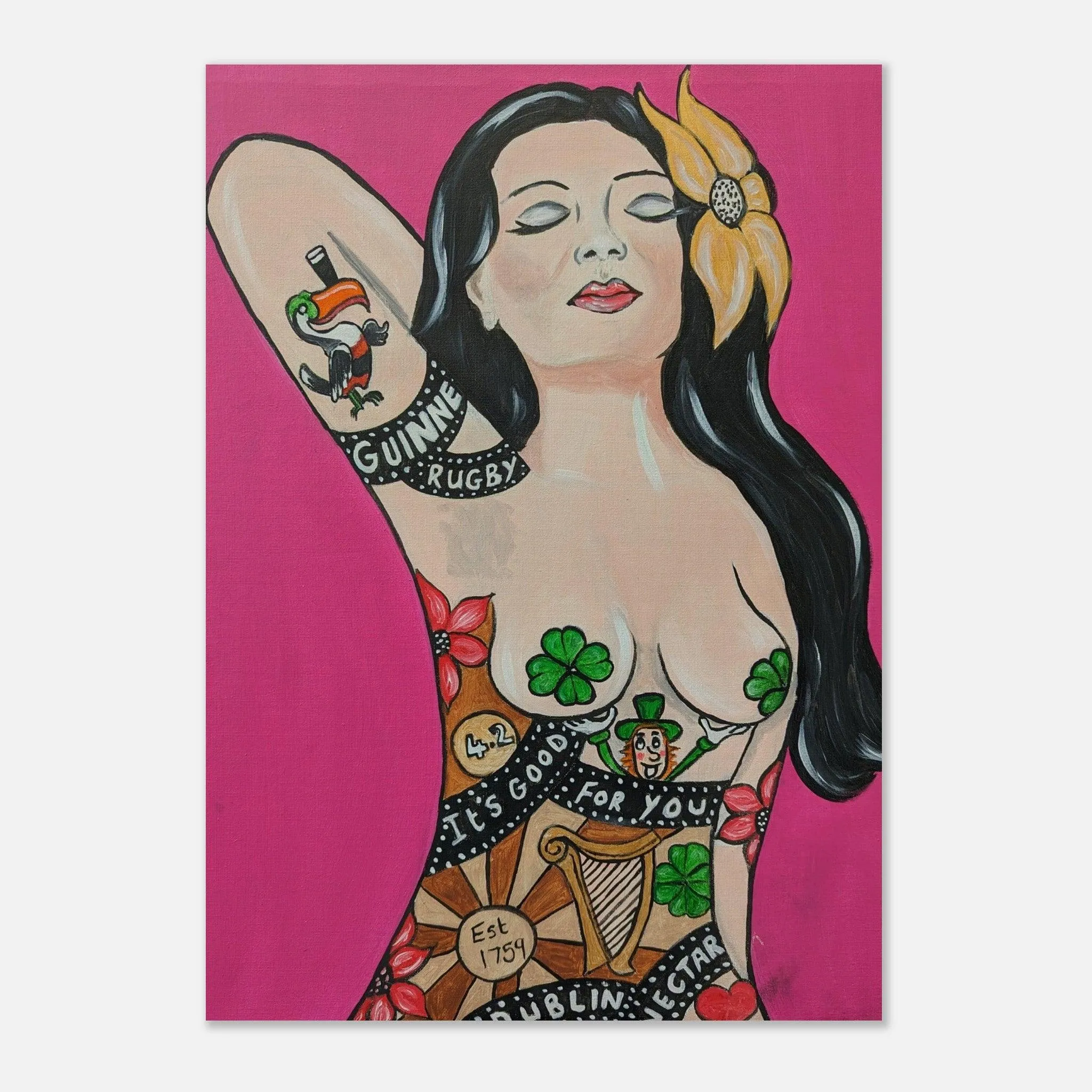 Irish Stout Girl - Prints