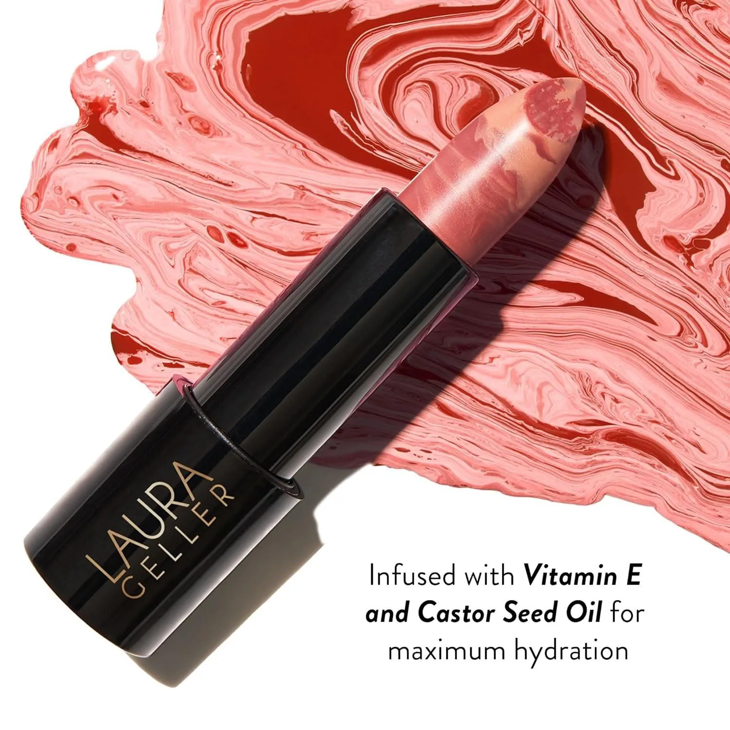 Italian Marble Sheer Lipstick - Berry Banana - Hydrating & Lightweight - Vitamin E & Caster Seed Oil - Cream Finish