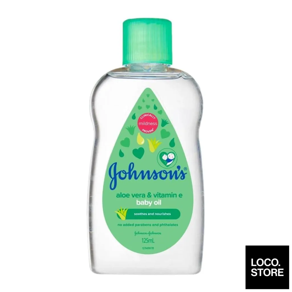 Johnsons Baby Aloe Vera Oil 125ml