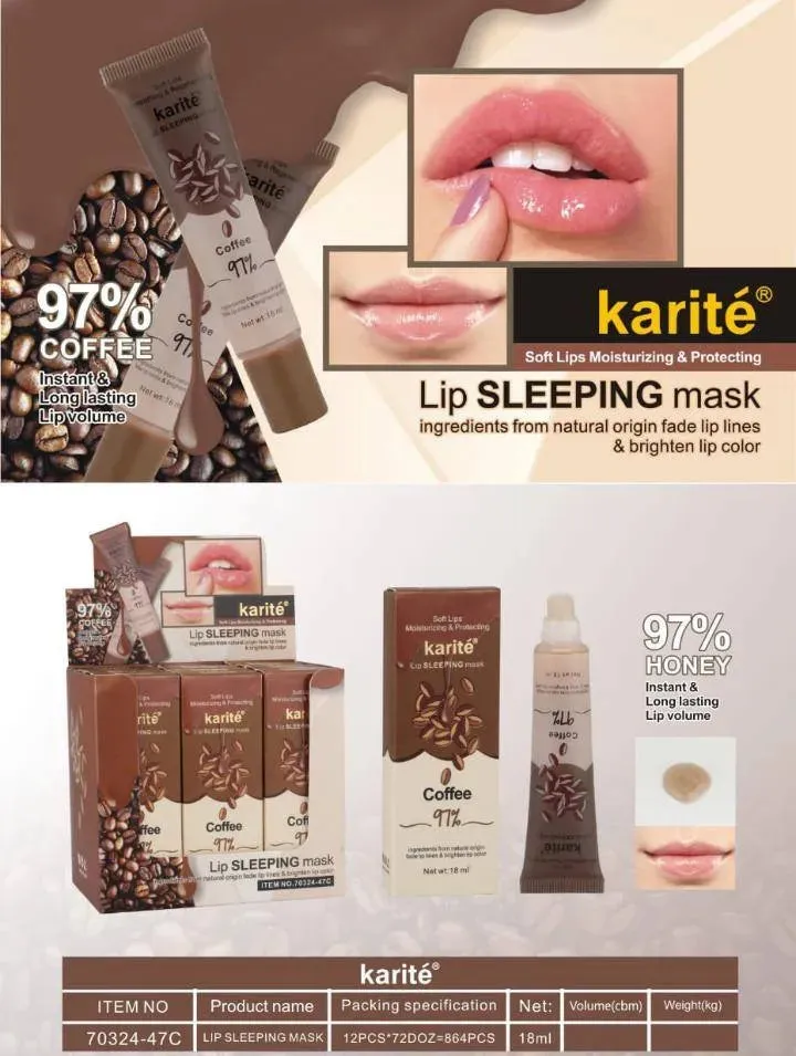 Karite Coffee 97% Soft Lip Deep Hydration Sleeping Mask