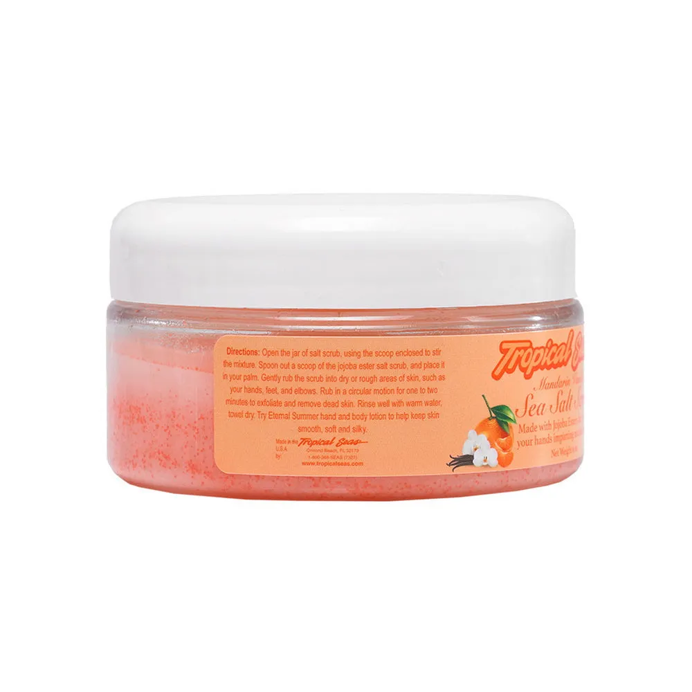 Land Shark Tropical Seas Mandarin Vanilla Sea Salt Scrub 9oz