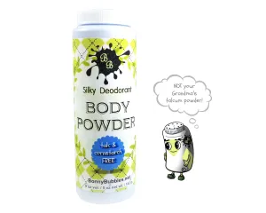 LITTLE BLACK DRESS Body Powder, 8 oz - Talc and Cornstarch Free