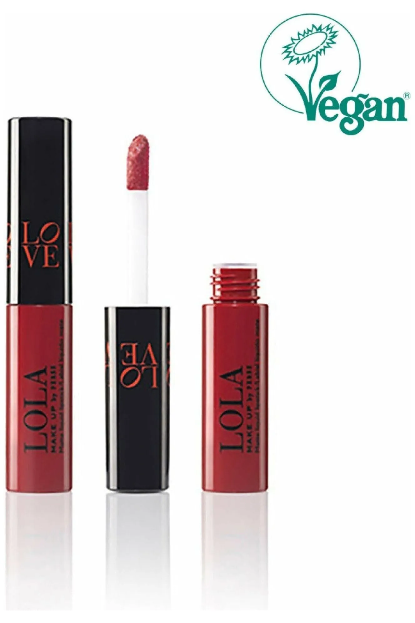 Lola Make up Matte Liquid Lipstick Love Collection - Dirty Red