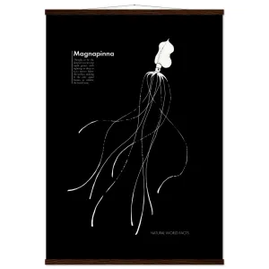 Magnapinna Hanging Poster (museum-quality wood frame)