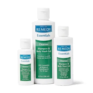 Medline Remedy Essentials Shampoo and Body Wash Gel