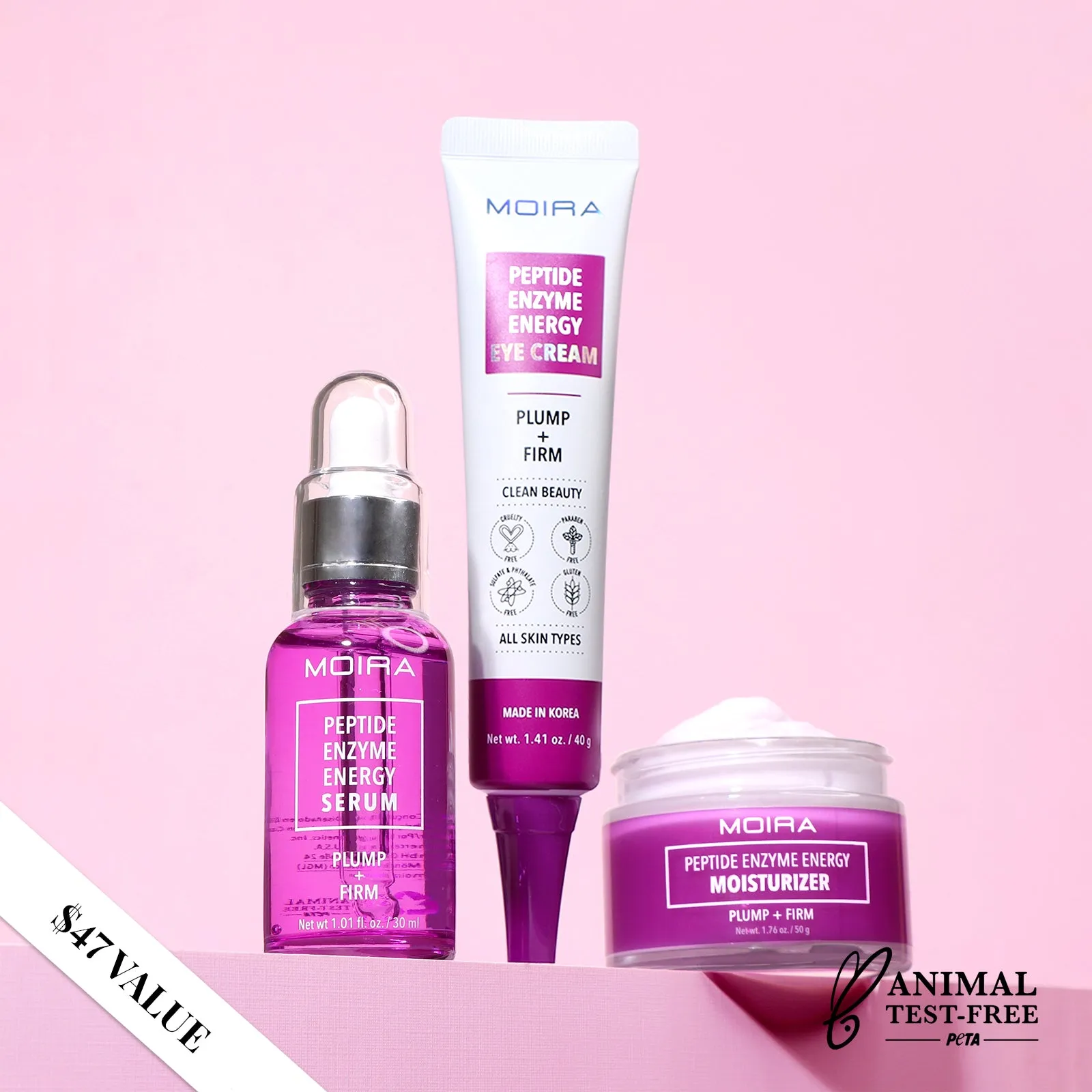 Peptide Enzyme Energy Skincare Bundle