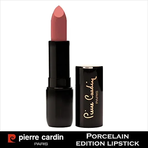 Pierre Cardin Paris, Porcelain Edition Rouge Lip Colour, Long Lasting Creme Lipstick, Long Lasting Crayon Lipstick, Creamy and Intense Pigment (236-Soft Beige)