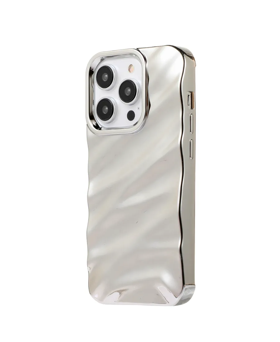 Silver Ripple Phone Case