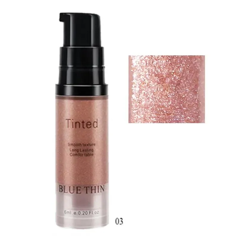 Sparkling Glitter Highlighter Spray: Glamorous Radiant Makeup Glow