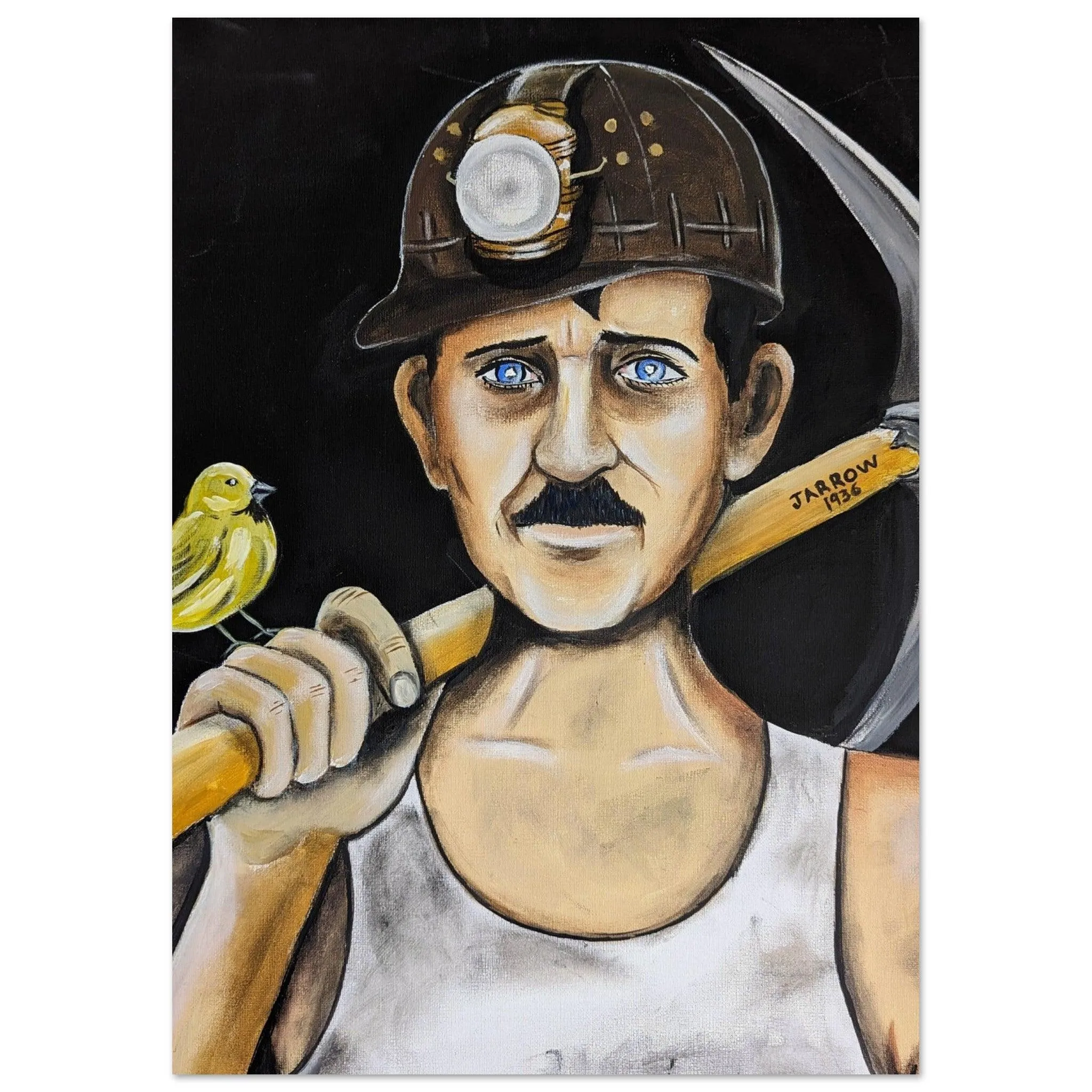 The Coal Miner - High quality Prints