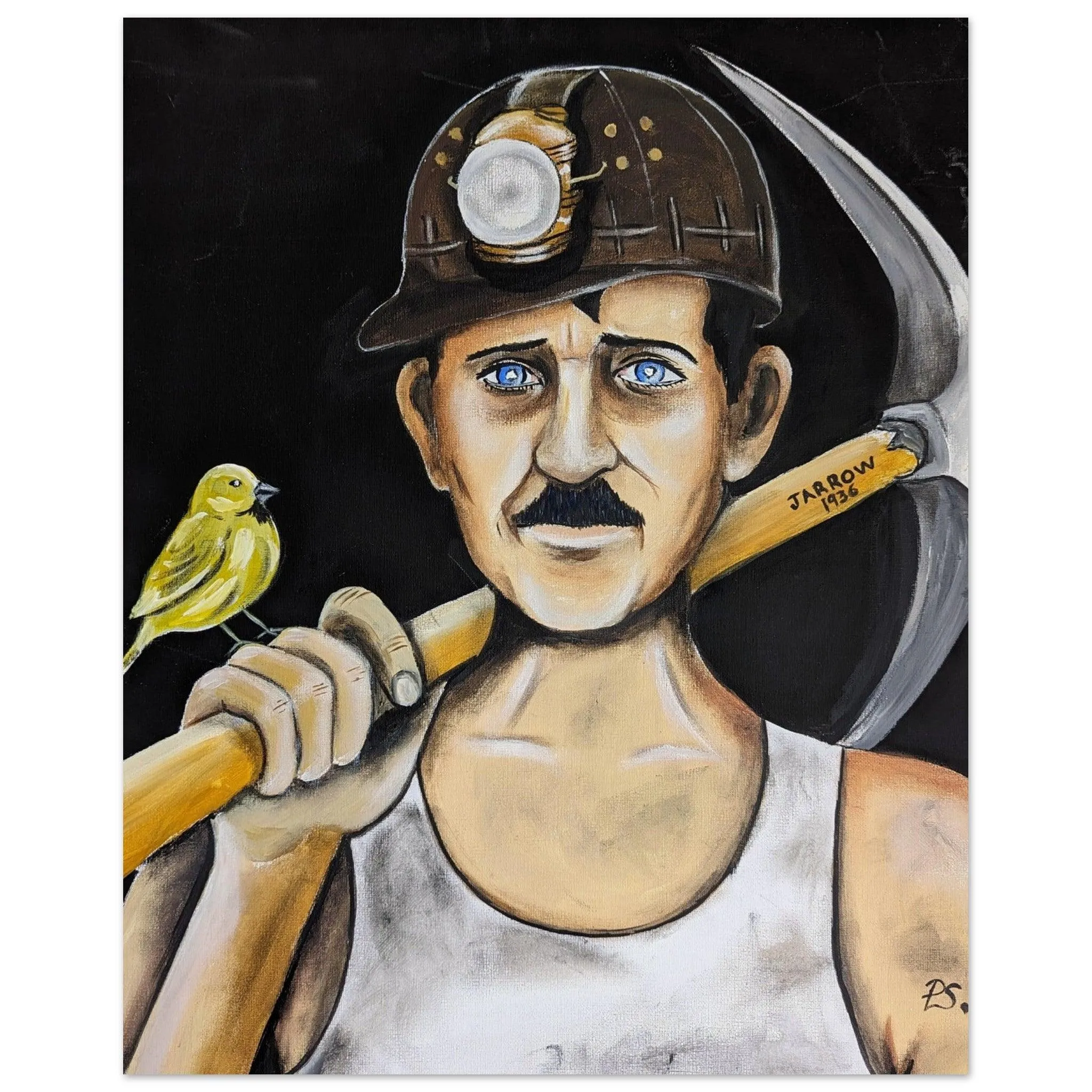 The Coal Miner - High quality Prints