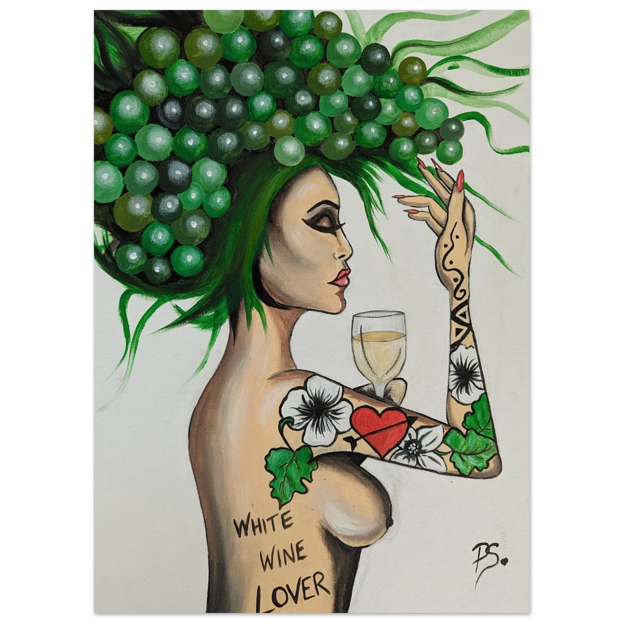 White Wine Lover - Prints