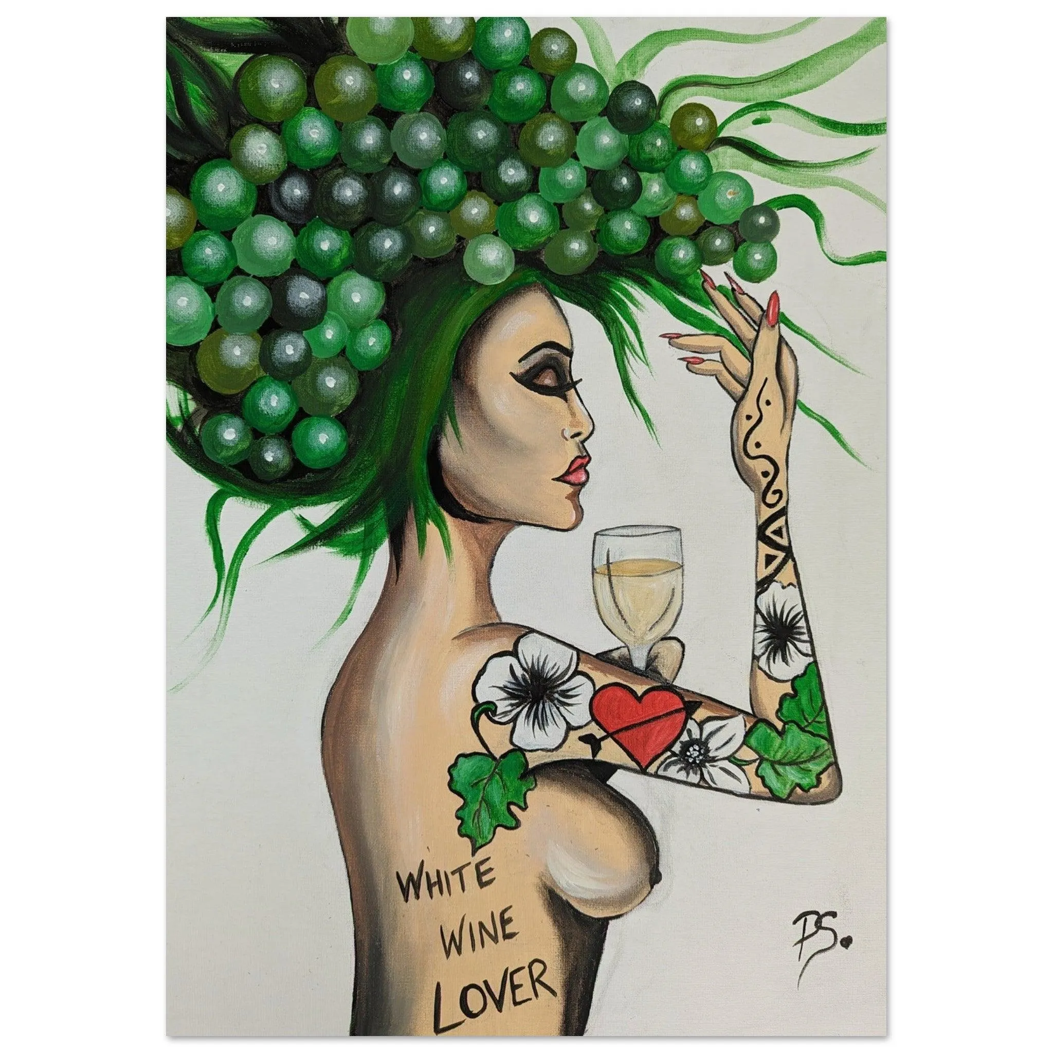 White Wine Lover - Prints