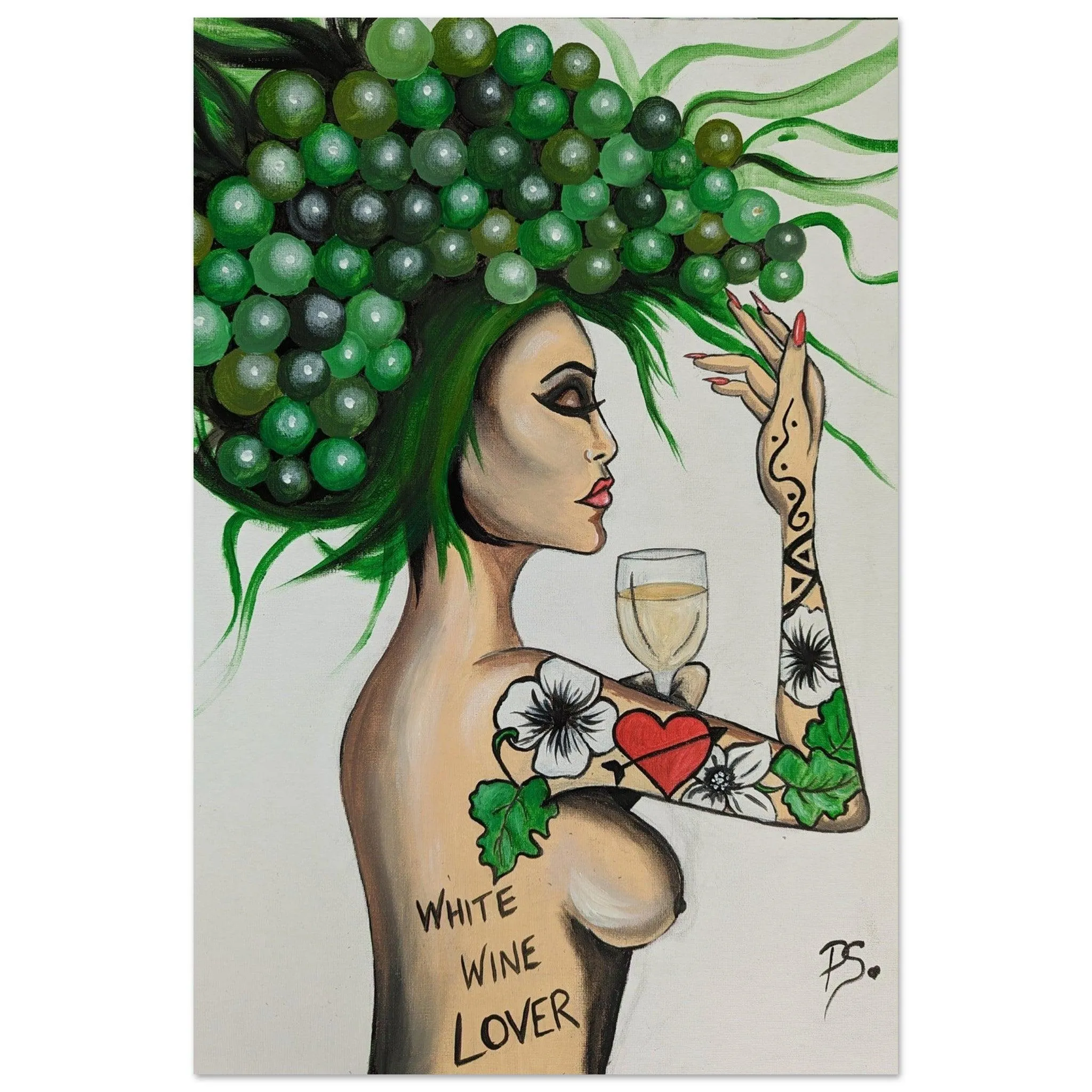 White Wine Lover - Prints